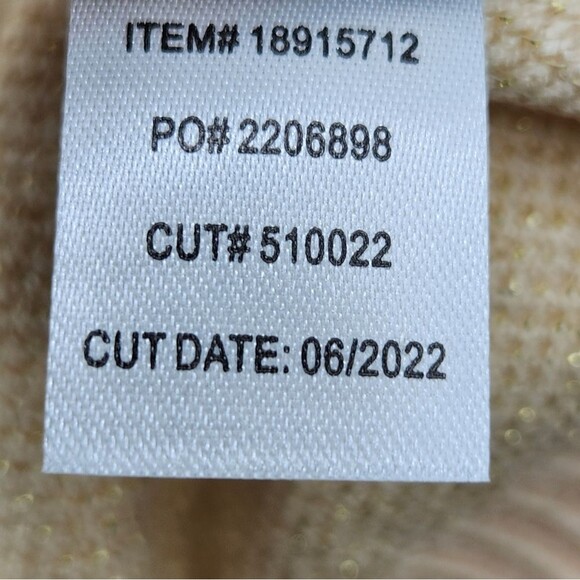 Torrid Hooded Sweater Tunic Womens Plus Size 1X Metallic Gold Stars Fall Winter - Picture 10 of 10